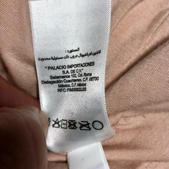 Bebe Vintage Eyelet Mini Dress Med Rose Pink Sheer Knit Made In USA Ally McBeal - Picture 12 of 13